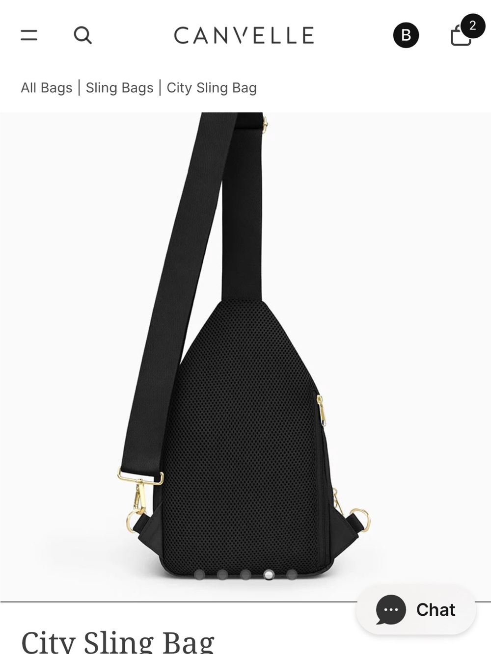 TERRACOTTA Canvelle City Sling Bag in (not black) - Picture 2 of 6
